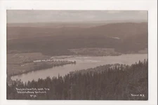 K-091 Norway Bagstadeandet seet fra Voksenkullens Kurhurst Real Photo RPPC