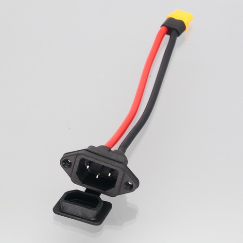 IEC320 C14 Male to XT60 Female Power E-Bike Battery Box Adapter 10AWG 15cm Wire - Picture 2 of 2