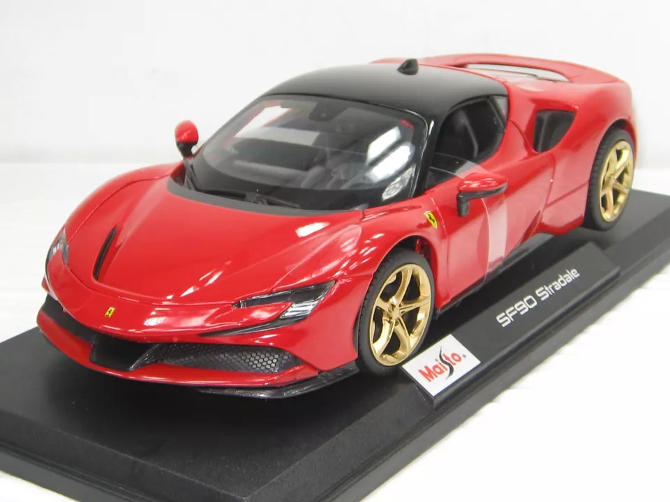 FERRARI SPIDER  SF90 STRADLE COUPE RED NEW IN BOX1:18. - Image 4 of 4
