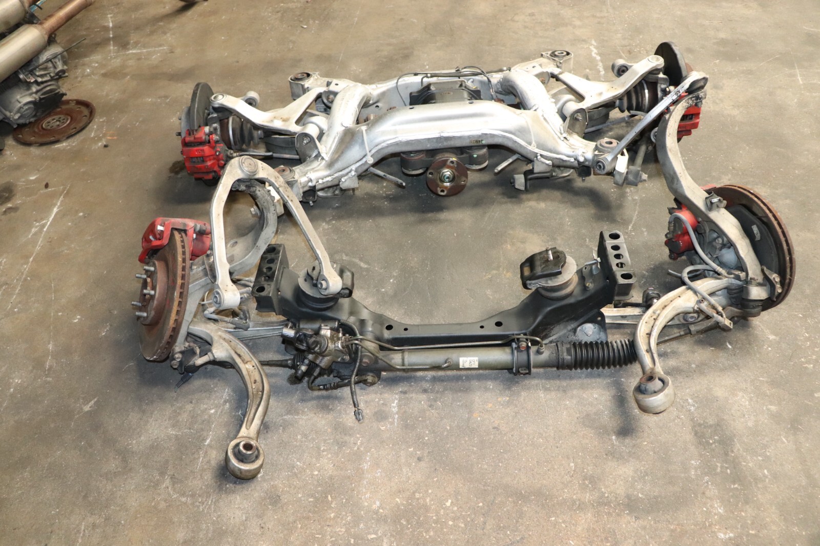 2006 Nissan 350Z Front Rear RWD M/T Differential Brakes Axles Subframe