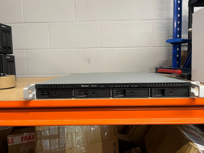 RS812RP+ 4 Bay Synology NAS 1GB Memory With Rack Ears
