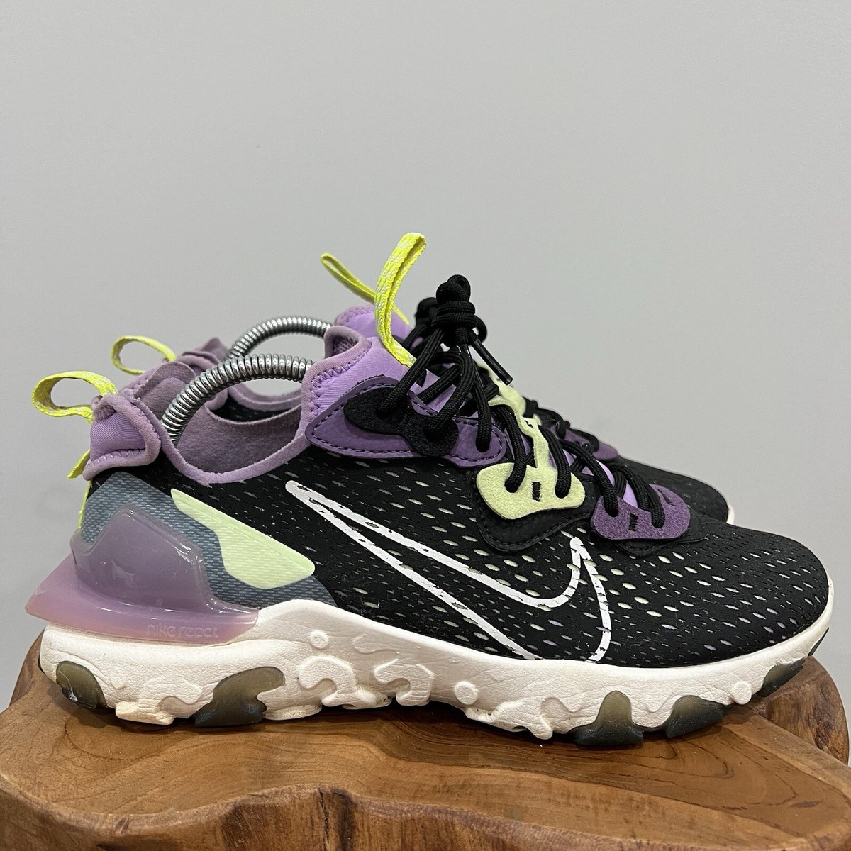 Size 9 - Nike React Vision Gravity Dimsix Black Purple White  display picture 2