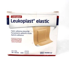 BSN 7645612 Leukoplast Adhesive Fabric Bandage 1 1/2" X 2" Patch - 100/BX