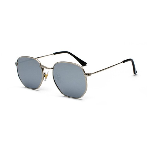 Hipster Classic Hexagon Sunglasses Men Women Retro Square Geometric Sun Glasses - Picture 16 of 25