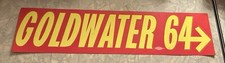 Original 1964 GOLDWATER Presidential Campaign BUMPER STICKER BS5