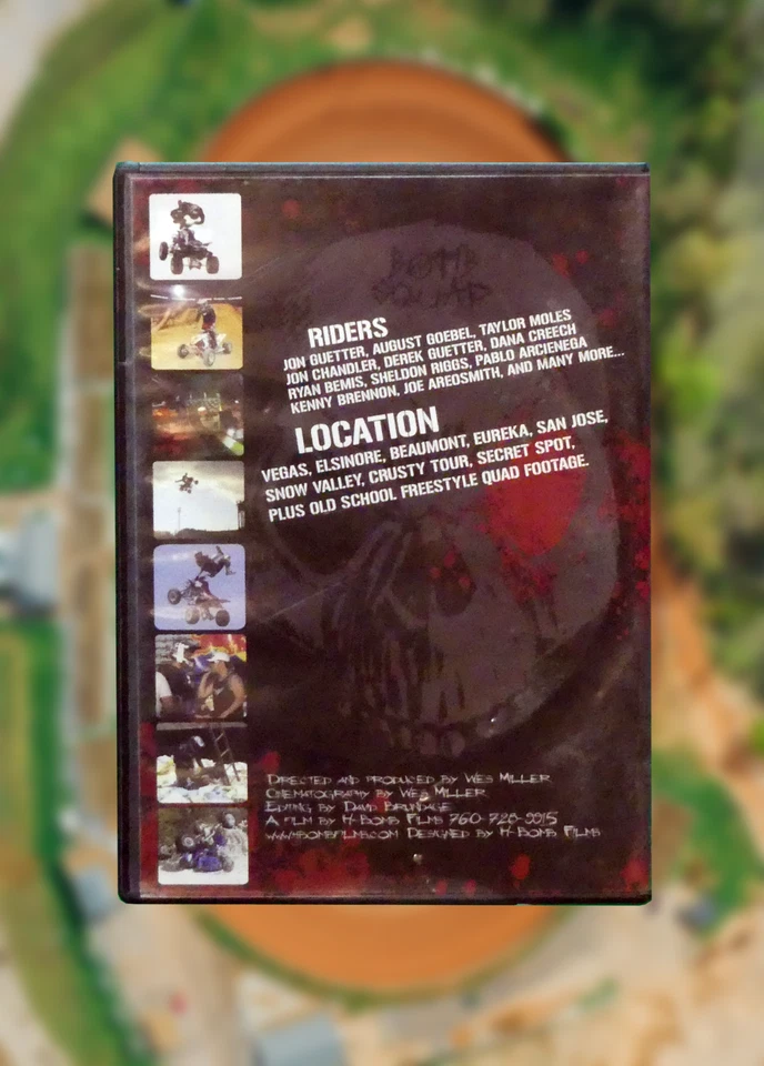 The Bomb Squad by Wes Miller (ATV stunts video) Rare DVD - Image 2 of 3