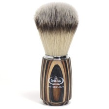 Omega Hi-Brush Rasierpinsel Holzgriff Made in...