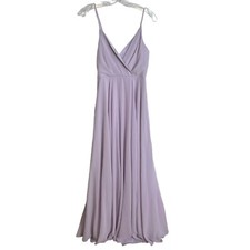 Lulu's All About Love Maxi Dress Womens Small Purple Formal Gown Bridesmaid