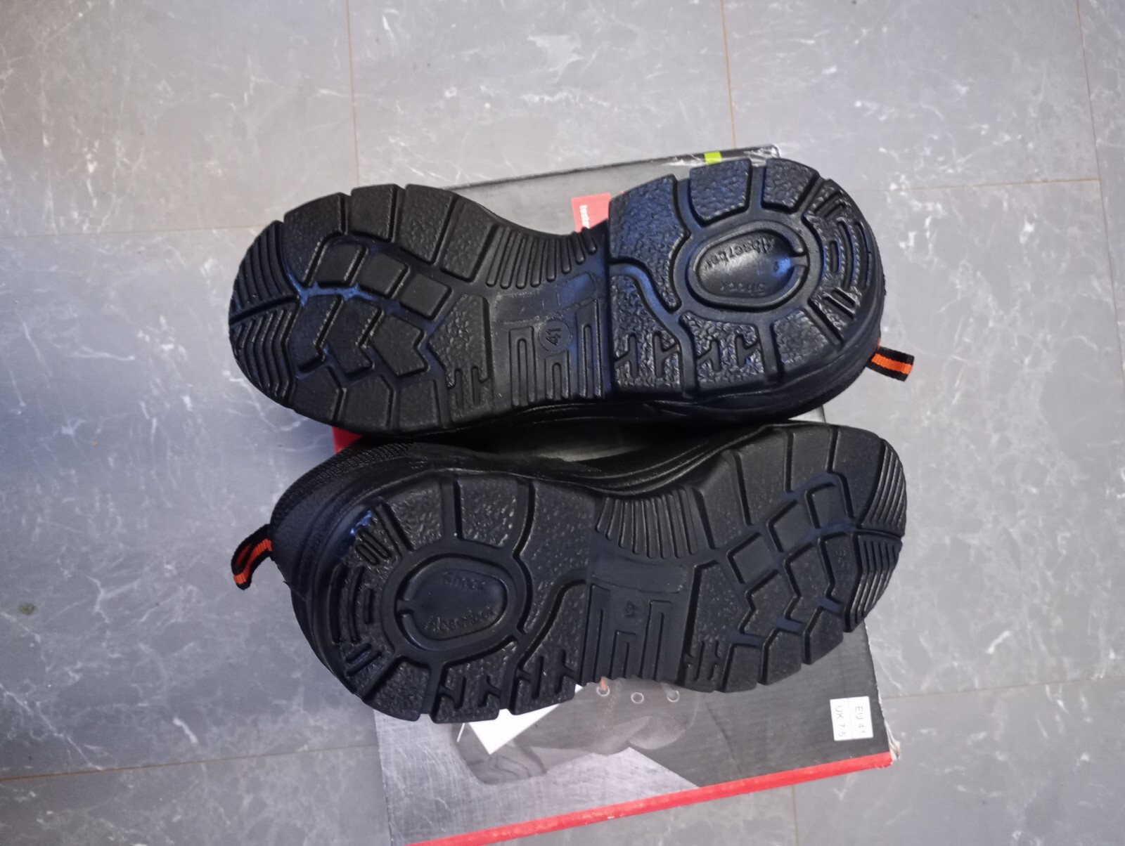 PARKSIDE S3 LEATHER SCOTCHLITE WATERPROOF SAFETY BOOTS SIZE UK 7.5 EUR