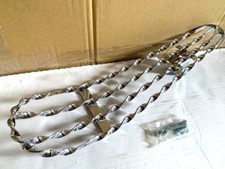 Custom Bicycle Banana Seat Pan Twisted Chrome for 20" Lowrider Cruiser Bikes