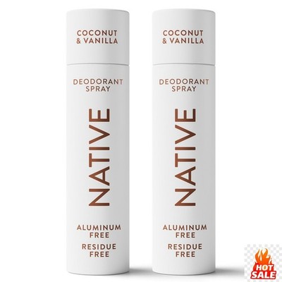 Twin Pack Spray Deodorants - Coconut & Vanilla - 3.5 fl oz/2ct