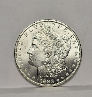 1883 O Morgan Silver Dollar - BU+++ - Beautiful White Coin