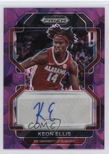 2022-23 Panini Prizm Draft Picks Purple Ice 94/99 Keon Ellis #DP-KEO Auto je7