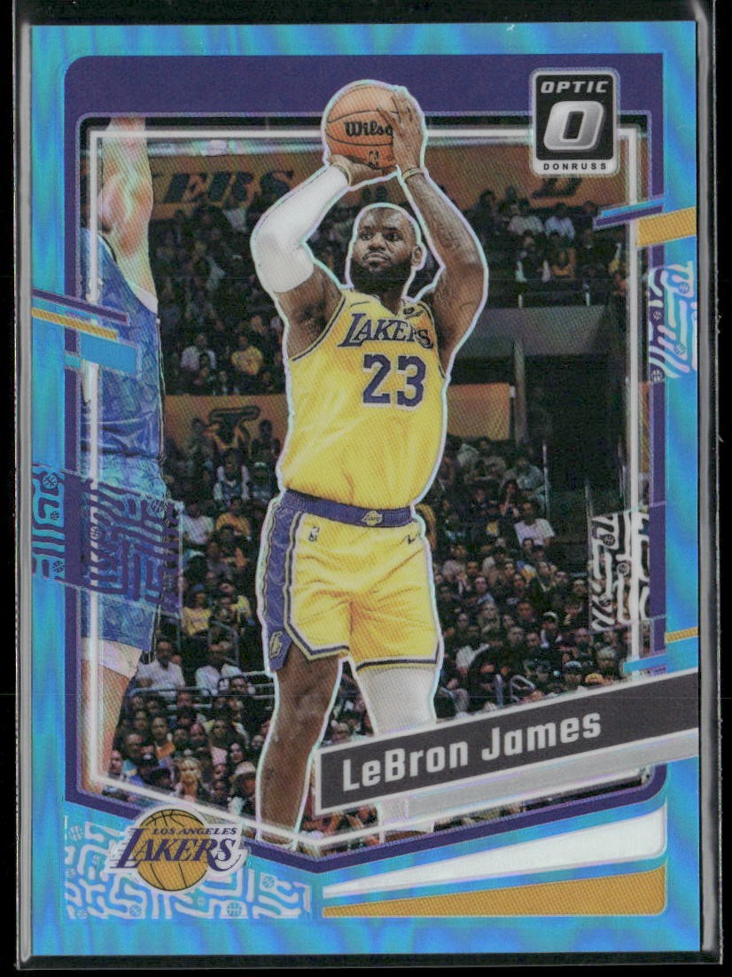 2023-24 Donruss Optic #65 LeBron James Aqua #/249