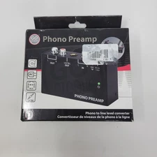 Go Groove Phono Turntable Preamp Pro with RCA DIN Connection , RIAA Equalization