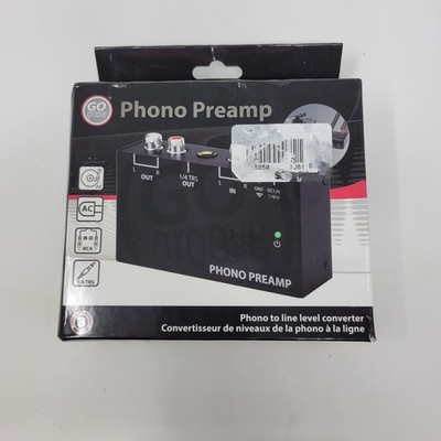 Go Groove Phono Turntable Preamp Pro with RCA DIN Connection , RIAA Equalization