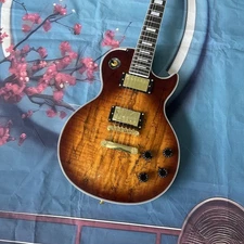 Sunburst  LP Electric Guitar Mahogany Body 2H Pickups Gold Hardware