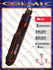 Fodero portacanna Colmic Safety 2D 185 rigido Bolognese Feeder Inglese