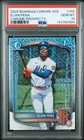 2904 Elian Pena 2025 Bowman Chrome Mega Box BCP-155 Mojo Refractor 1st RC PSA 10
