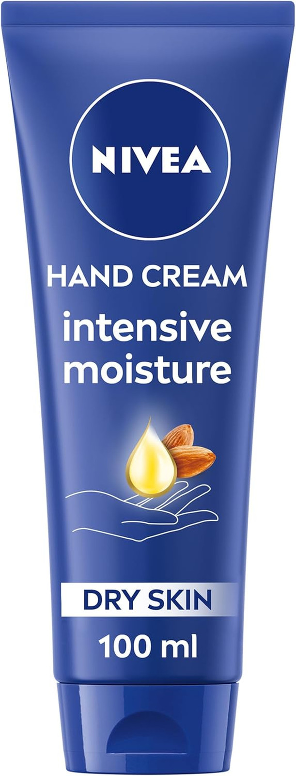 NIVEA Intensive Moisture Hand Cream (100Ml), Nourishing Hand Cream with Almond O