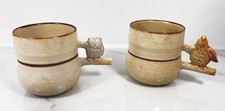 Vintage-2 Ceramic/Owl- Chicken /Whistle Handl...