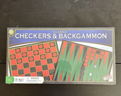 Endless Games, 2015, Classic, Checkers & Backgammon, Brand New, Sealed