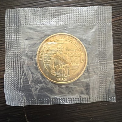 1999 Sunoco Millennium Coin Series - Emancipation Proclamation in Packaging