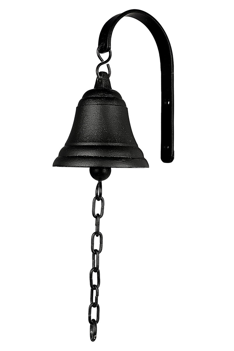 DECONOOR Vintage Cast Iron Dinner Bell as Entry Door Bell, Outside
