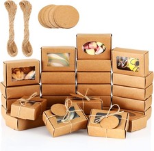 Homemade Soap Boxes x 1.2 Inch Kraft Soap Box with Window Mini