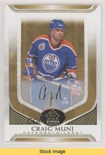 2020-21 Upper Deck SP Signature Edition Legends Gold Craig Muni #73 READ 8tn