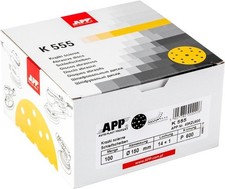 50/100 St&uuml;ck APP Exzenter Schleifscheiben 150mm P40-P800 15 Loch Schleifpapier