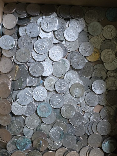 Damaged Eisenhower Dollars 4 Sale Lot Of 100 (examples in pics)
