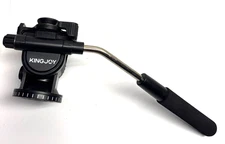 Kingjoy VT-1510 Fluid Tripod Head with Quick Release 