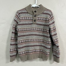 Size 4 Janie And Jack The Cabin Fair Isle Sweater