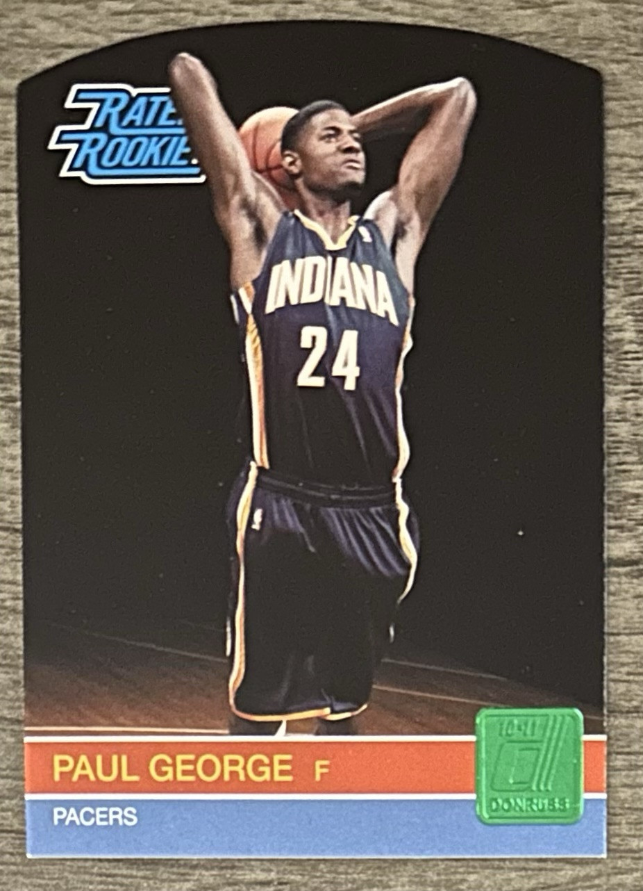 2010-11 Donruss Rated Rookie Emerald Die-Cut Paul George #237 - Pacers