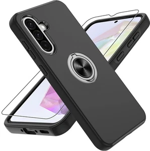 Pour Samsung Galaxy A36 5G Couverture magnétique antichoc + Verre trempé