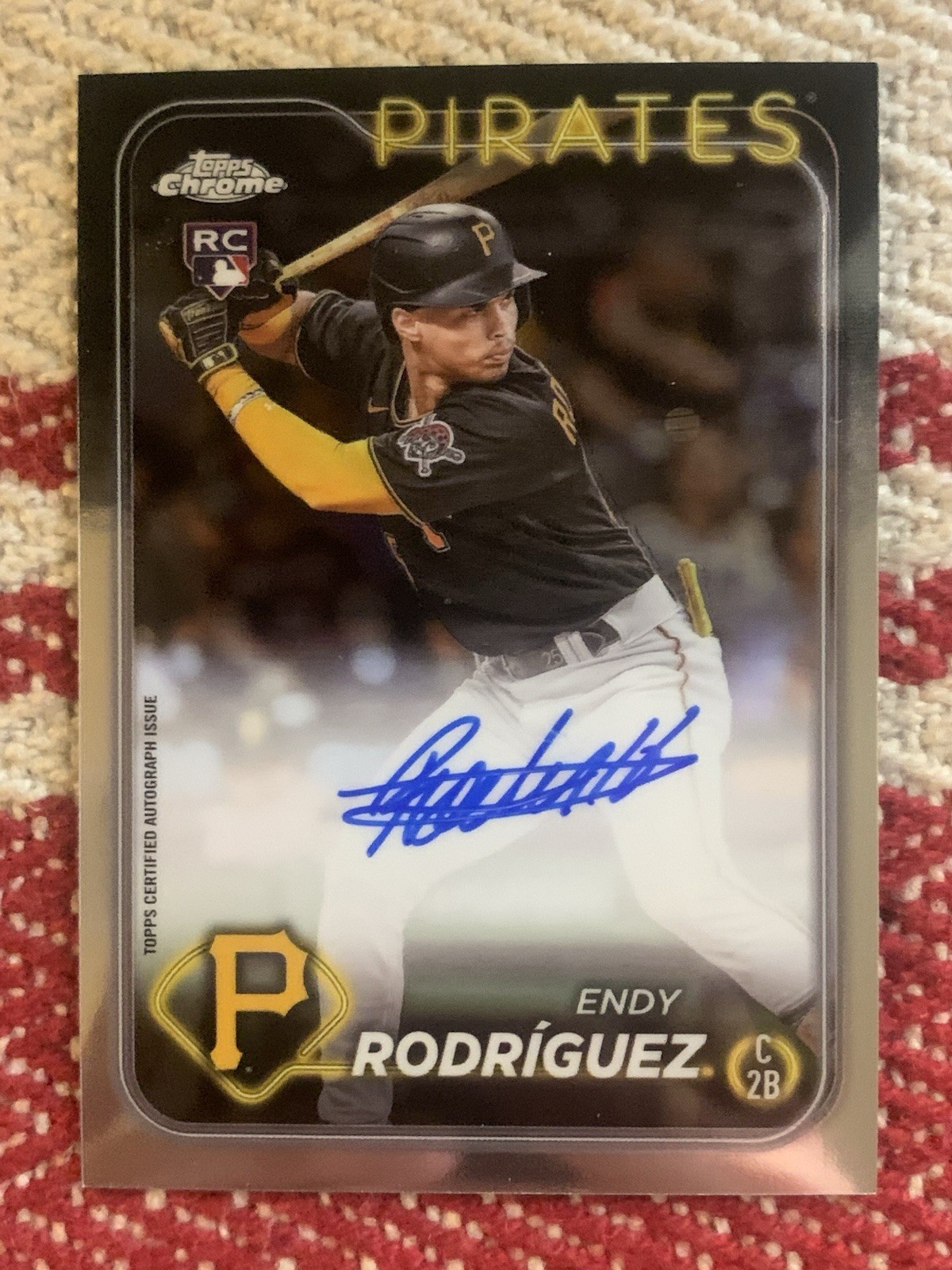 2024 Topps Chrome - Rookie Autographs Endy Rodriguez #RA-ER (AU, RC)