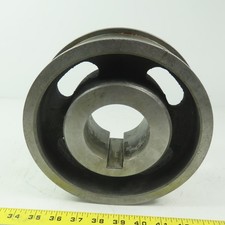8-1/2" Diameter 2.447" Flat Faced Pulley W/Fixed 3" Keyed Bore