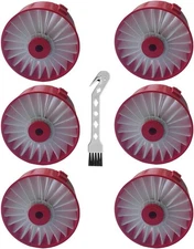 6 Pack N858184 Vacuum Replacement Filter Compatible with Craftsman V20 Cordless
