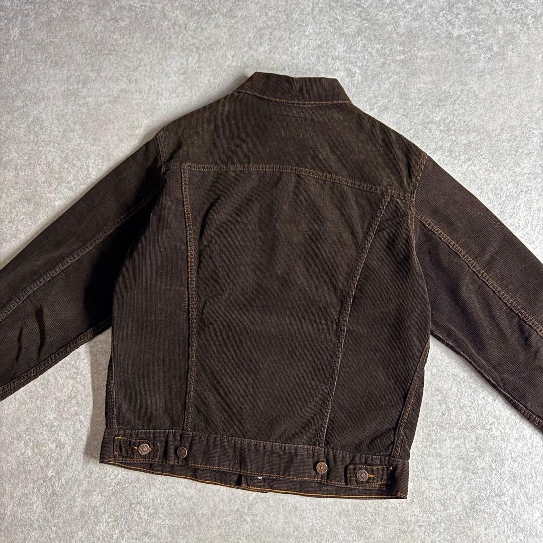 Levi's USA 70505 Corduroy Trucker Jacket Vintage Brown Size 38 F/S