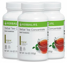 3X Herbalife Tea Concentrate Original Flavor 3.6 Oz