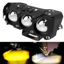 Dual Color Led Spot Light For Motorcycle Car Truck Suv Utv 12v 10000 Lumen