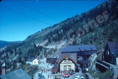 RGS Eisenbahn 74 Ausflug am Ophir Depot 9-2-51 35mm Dia Chione (4183)