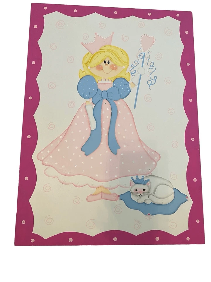 2pc Princess Painting Home Wall Decor Decoration Art Kids - Image 4 of 4