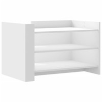 Couchtisch Weiß 80X50X50 Cm Spanplatte