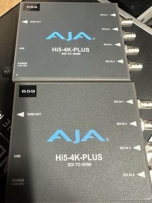 AJA Hi5-4K-Plus Pristine 3G-SDI to HDMI 2.0 Mini-Converter