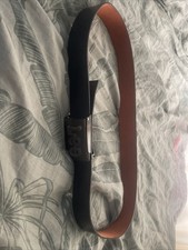 Image of MENS BLACK REAL LEATHER BELT by LEE COOPER JEANS