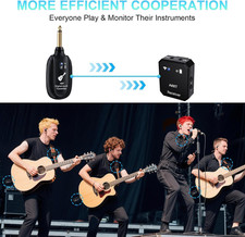 Wireless in Ear Monitor System 2.4Ghz IEM Transmitter Clip on Receiver In-Ear