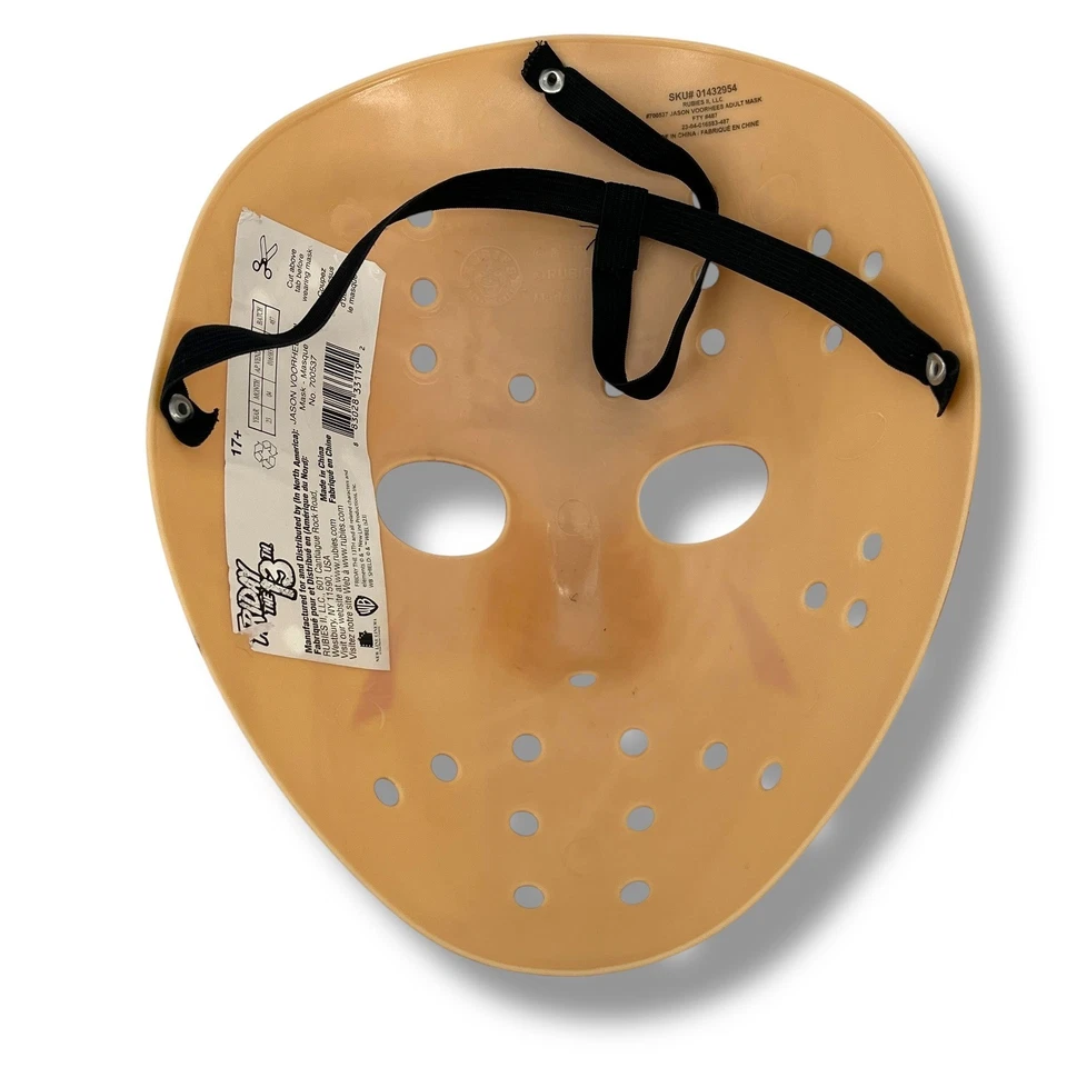 Viernes 13 Jason Voorhees Máscara Adulto Película de Terror Disfraz de Halloween Foto 2 de 4
