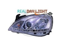 Designscheinwerfer Klarglas/Chrom FüR Opel Corsa C 2000-2006